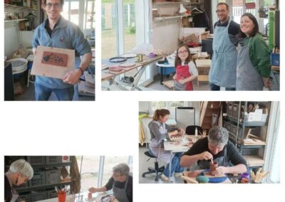 ateliers ponctuels de création poterie céramique à Ayron