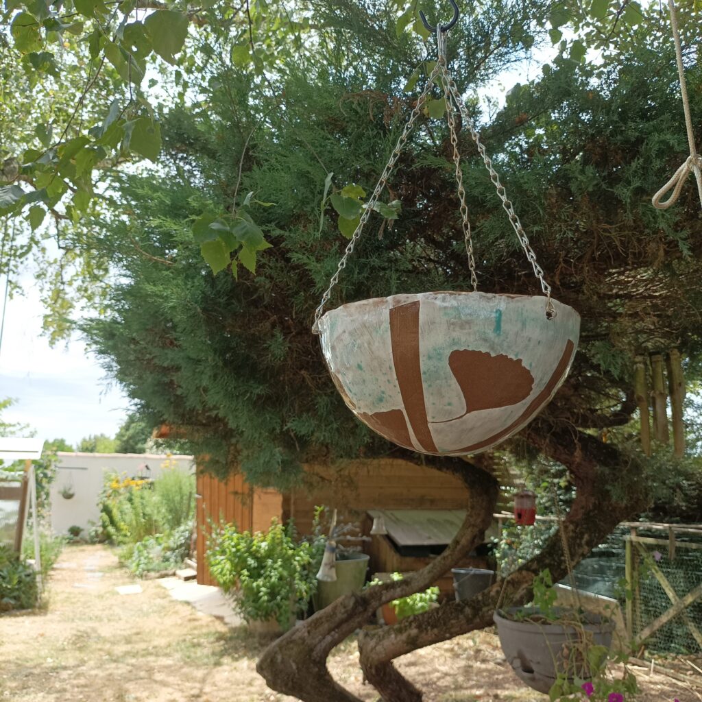 Suspensions en ceramique - Ginko - E.I. Eva poterie