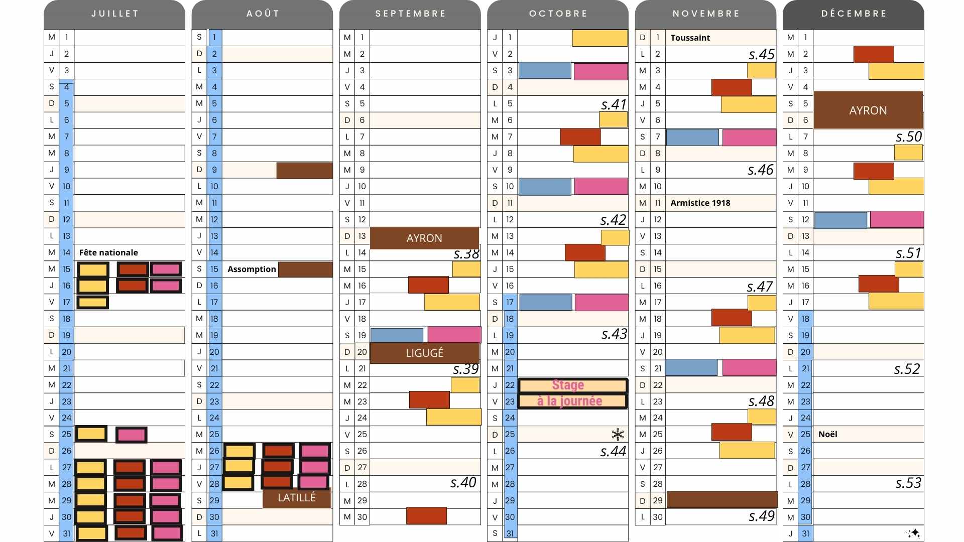 Calendrier 2026 6 mois (1) Calendrier 2026 ÉVA P 6 mois